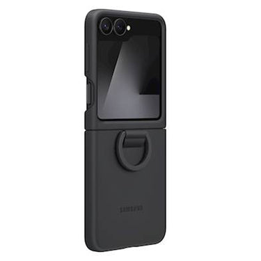 Samsung Silicone Ring Case for Galaxy Z Flip7FE / Flip6 - Black